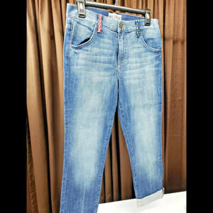 Wildfox Jeans The Marissa Slouchy Skinny Braided Belt Loops Made in USA